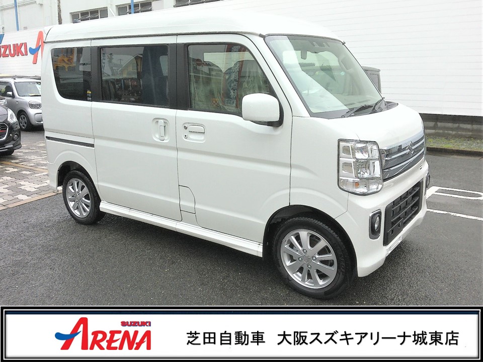 7月14日【R3年6月登録未使用車】エブリイワゴン PZターボ ハイルーフ 