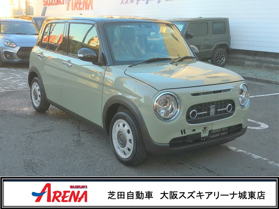 1月14日【R4年12月登録未使用車】ラパン LC X 2トーンルーフ 