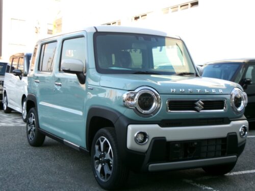 【4月6日入庫車情報】ハスラー ハイブリッドX（2トーン）入庫しました！