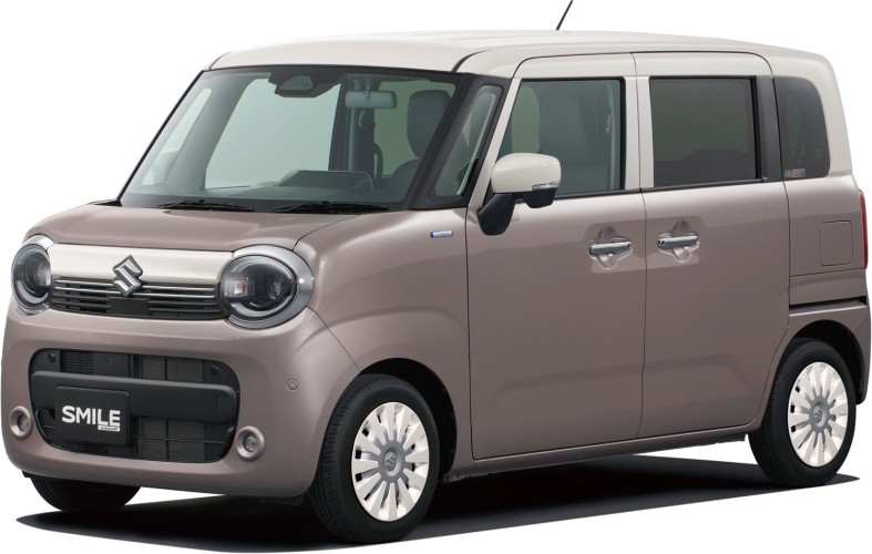 ワゴンＲスマイル クリームコーデ（HYBRID X） トープグレージュメタリック ソフトベージュ２トーンルーフ