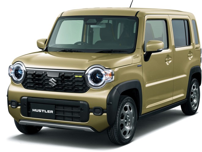 ハスラー HYBRID G ウッドランドカーキメタリック