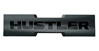 エンブレム（ブラック）リヤ用　HUSTLER