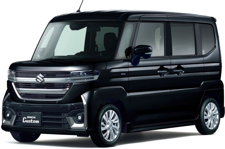 スペーシア カスタム HYBRID GS ブルーイッシュブラックパール3